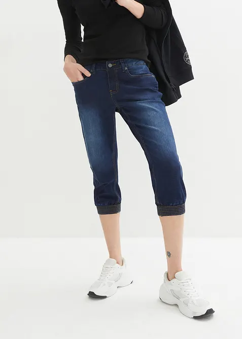 Caprijeans med stretch, bonprix