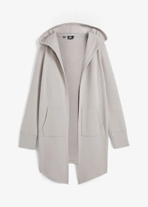 Lang jakke i sweatshirtmateriale, bonprix