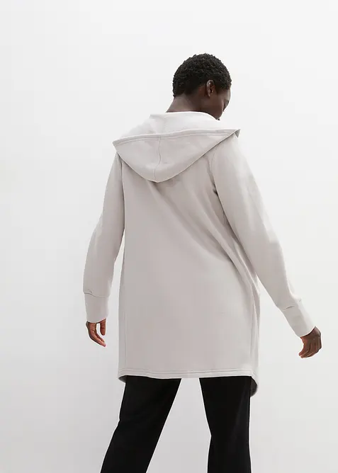 Lang jakke i sweatshirtmateriale, bonprix