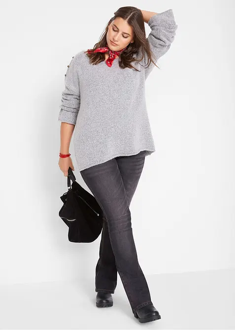 Bootcut-jeans Mid Waist, Stretch, bonprix