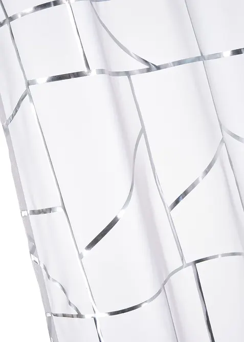 Gardin med folieprint (2-pack), bonprix