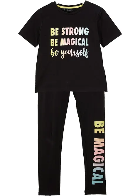 T-shirt og leggings (2-delt sett), bonprix