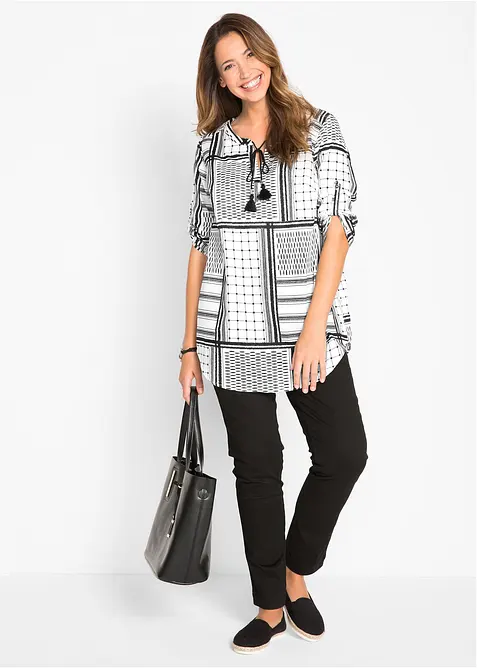 Lang tunika i 100% bomull, bonprix