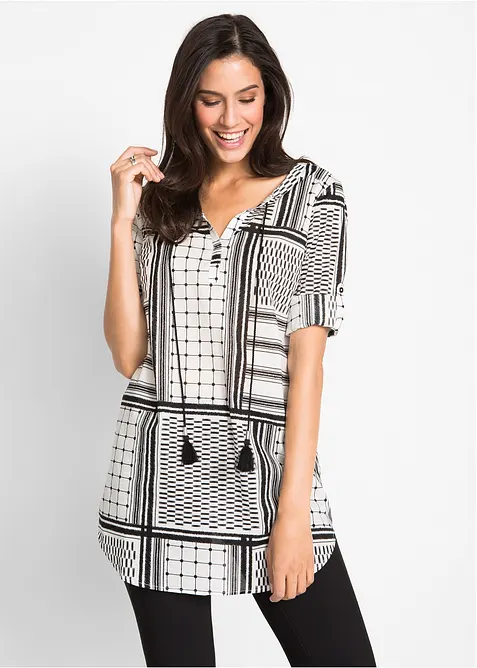 Lang tunika i 100% bomull, bonprix