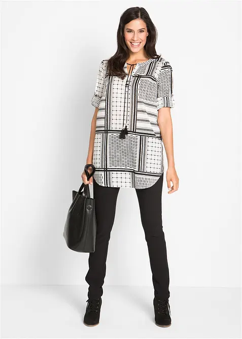 Lang tunika i 100% bomull, bonprix