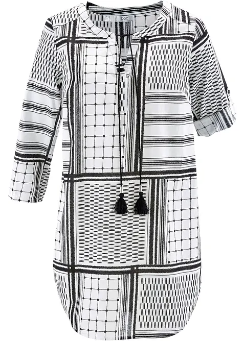 Lang tunika i 100% bomull, bonprix