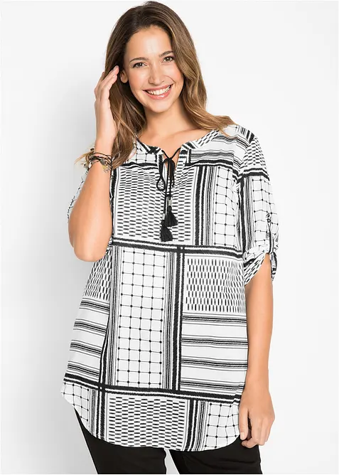 Lang tunika i 100% bomull, bonprix