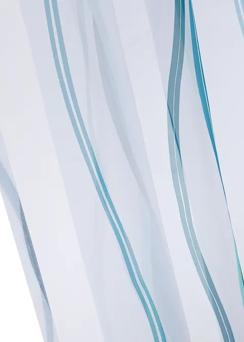 Gardin med bølgemønster (1-pack), bonprix