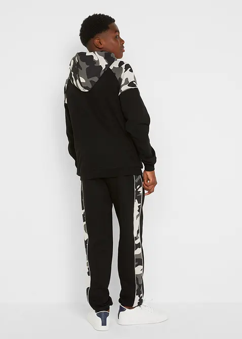 Joggedress i ren økologisk bomull (2-delt sett), bonprix