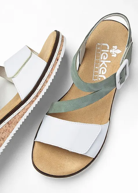 Sandaler fra Rieker med polstret inners&aring;le, Rieker