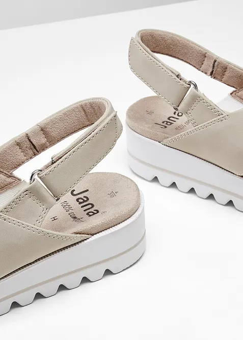 Sandaler i behagelig bredde fra Jana, Jana