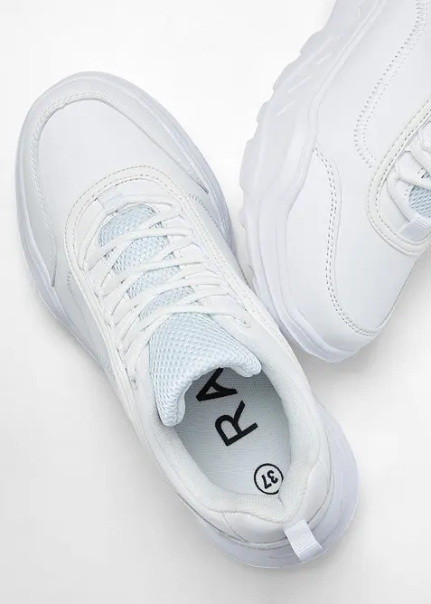 Chunky sneakers med lette såler, bonprix