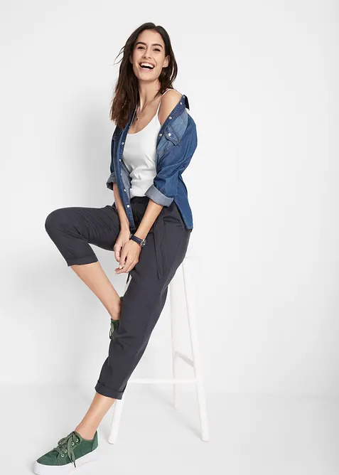 Singlet i 100% bomull (3-pack), bonprix