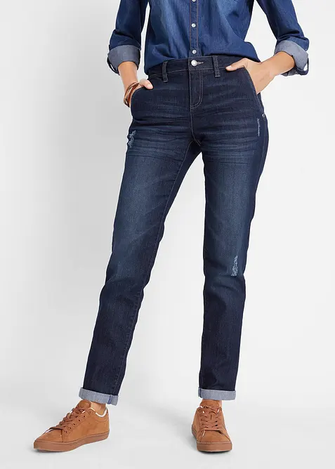 Boyfriend-jeans Mid Waist, Komfort-Stretch, bonprix