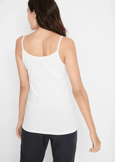 Singlet i 100% bomull (3-pack), bonprix