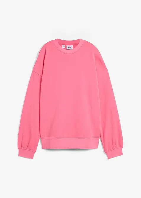 Oversized sweatshirt i 100% bomull, bonprix