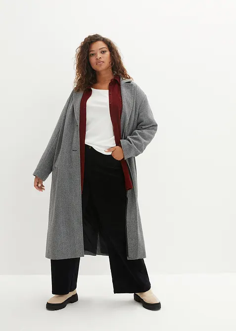 Langermet topp i 100% &oslash;kologisk bomull, bonprix