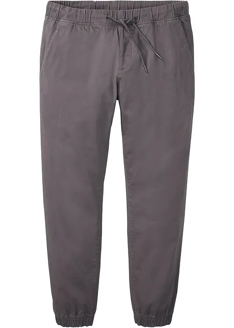 Relaxed Fit pull on-chinos med stretch, Straight, bonprix