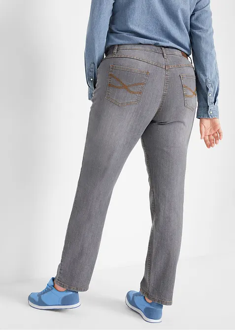 Straight-jeans Mid Waist, Stretch, bonprix