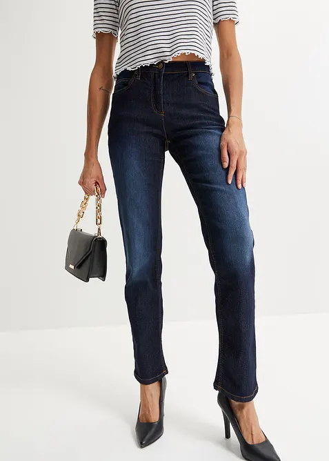 Straight-jeans Mid Waist, Stretch, bonprix