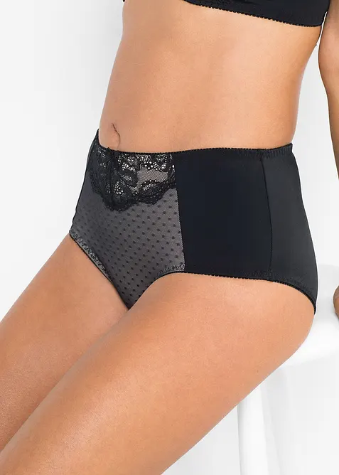 Shape-truse med blonder, bonprix