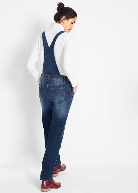 Snekkerbukse i denim og boyfriend-modell, bonprix