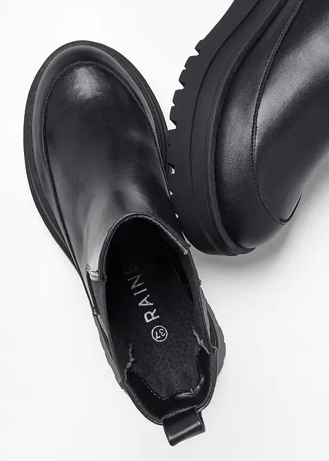 Chelseaboots med profilert s&aring;le, bonprix