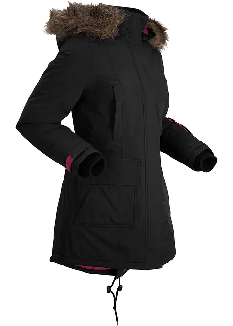 Vattert parkas i vanntett materiale, bonprix