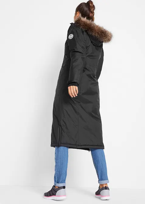 Outdoor-kåpe med fuskepels, vanntett, bonprix