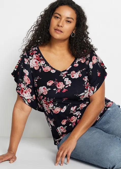 Topp i viskose, bonprix