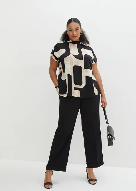 Tunikabluse i sateng, bonprix