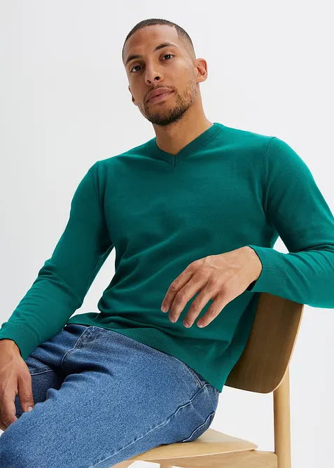 Finstrikket genser i regular fit, bonprix