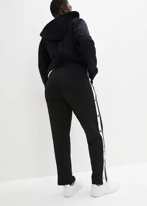 Joggebukse med trykknapper, hurtigt&oslash;rkende, bonprix