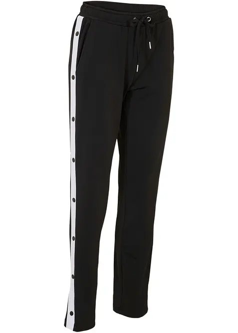 Joggebukse med trykknapper, hurtigt&oslash;rkende, bonprix