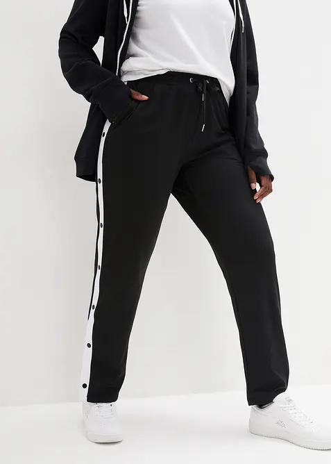 Joggebukse med trykknapper, hurtigt&oslash;rkende, bonprix