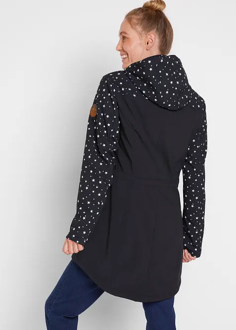 Funksjonsparkas i softshellmateriale med pilefleece, bonprix