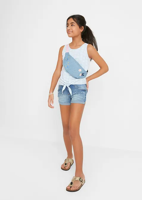 Jeansshorts Mid Waist, bonprix