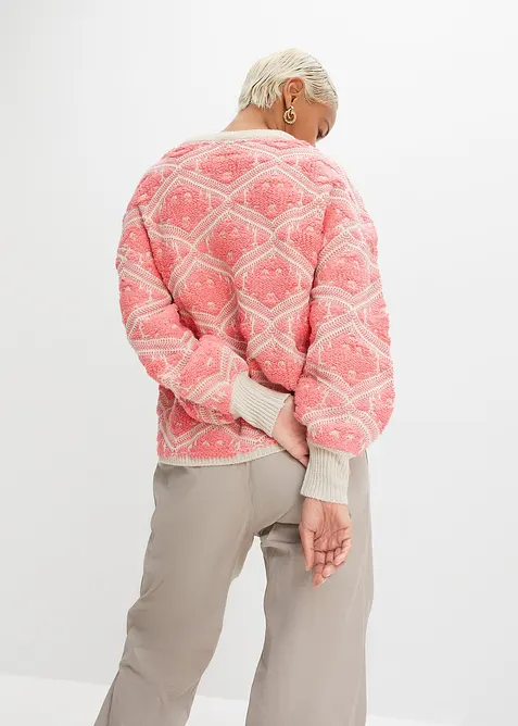 Strikket genser i boxy modell, bonprix