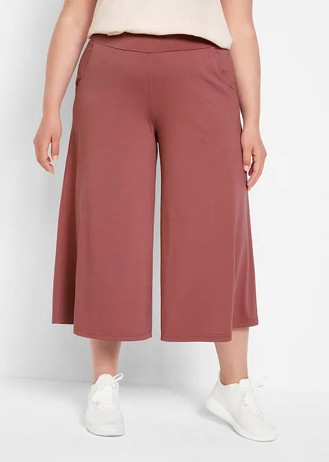 Loungewear culotte med vide ben, bonprix