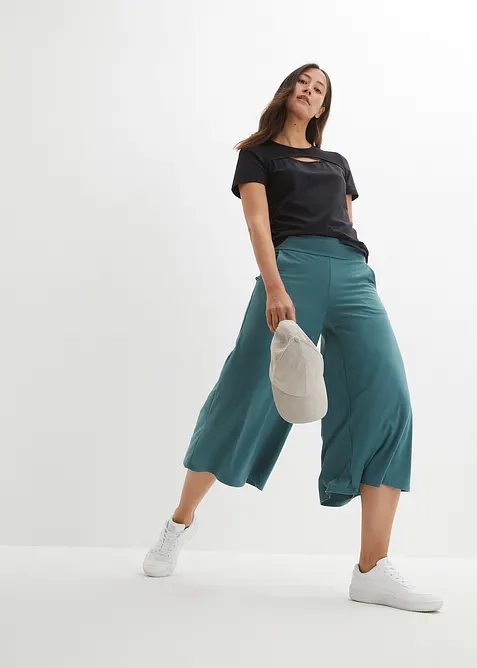 Loungewear culotte med vide ben, bonprix
