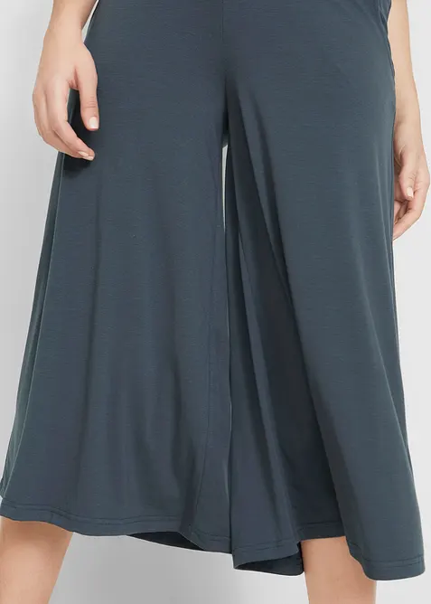 Loungewear culotte med vide ben, bonprix