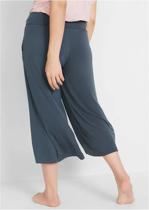 Loungewear culotte med vide ben, bonprix