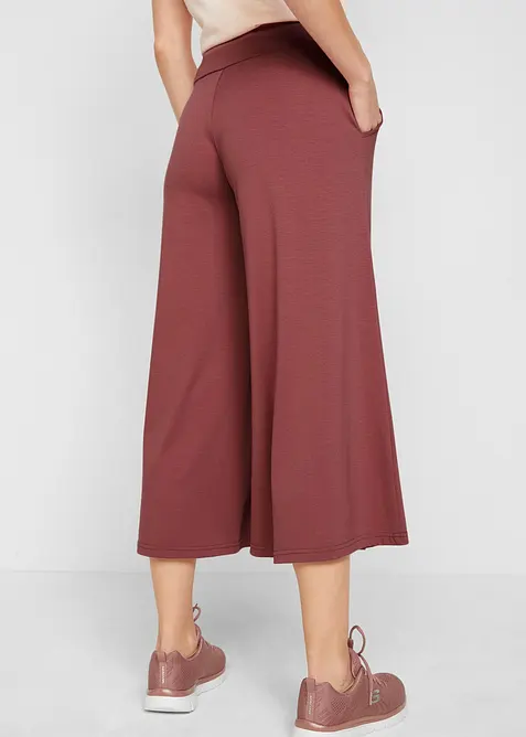 Loungewear culotte med vide ben, bonprix
