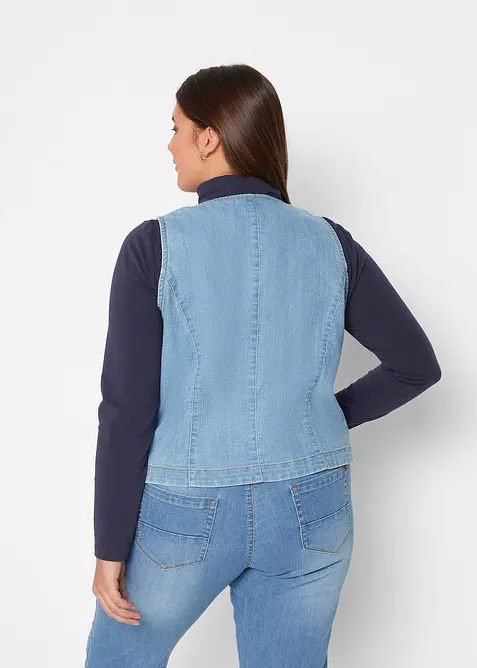Denimvest med stretch, bonprix