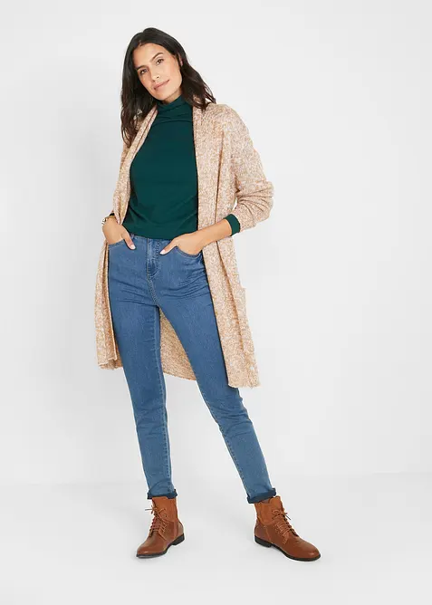 Langermet topp (2-pack), bonprix