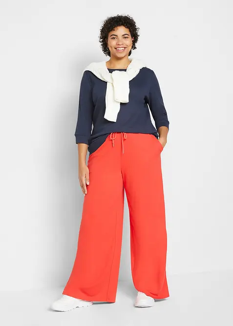 Langermet topp i 100% &oslash;kologisk bomull, bonprix