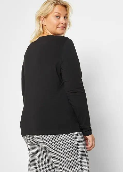 Slim Fit-topp med &oslash;kologisk bomull (2-pack), bonprix