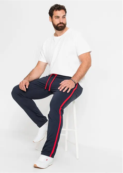 Joggebukse med detaljer i kontrastfarge, bonprix