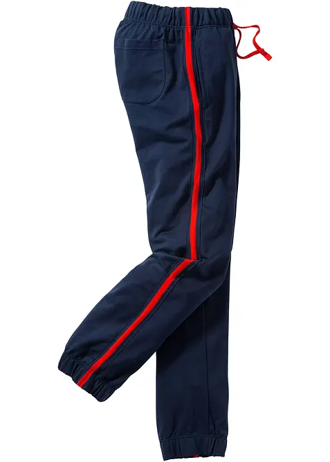 Joggebukse med detaljer i kontrastfarge, bonprix