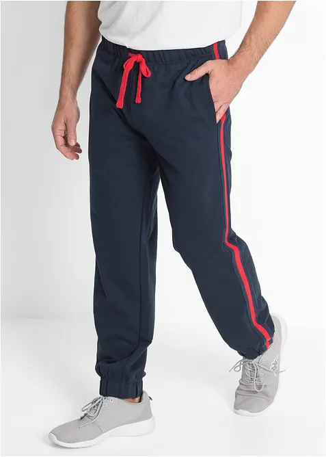 Joggebukse med detaljer i kontrastfarge, bonprix